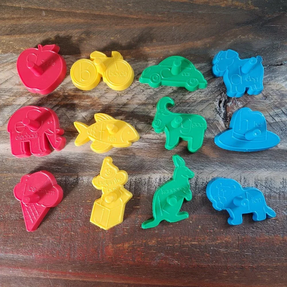 Vintage Wilton Children's A to Z Cookie Cutters - 1990